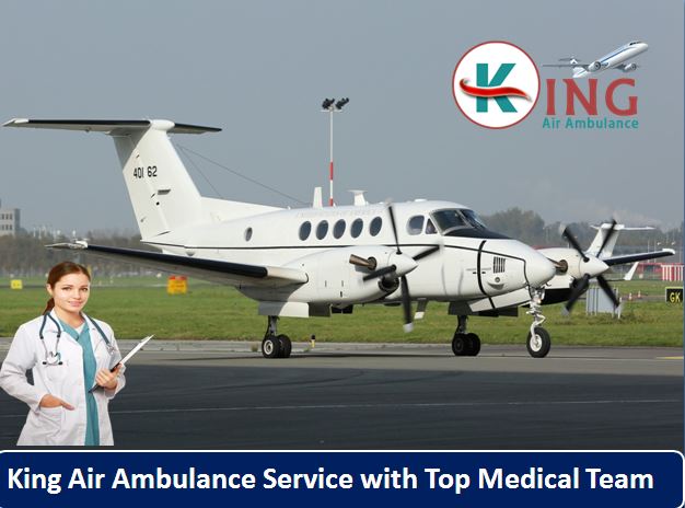 King Air Ambulance service at very low cost medical transportation facility